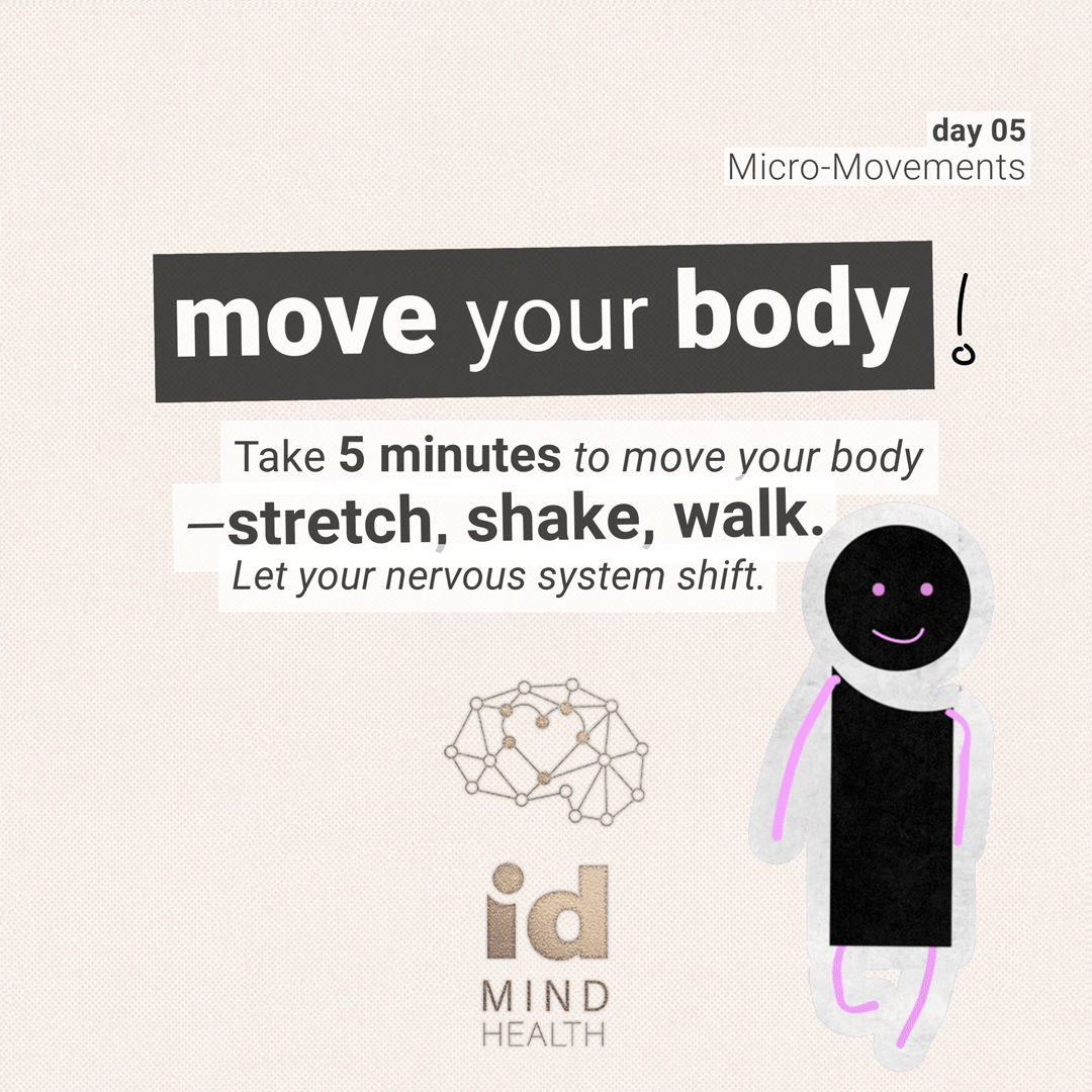 Stress Awareness Month 2025 – “Lead with Love”: Day 05 – “Move your body”